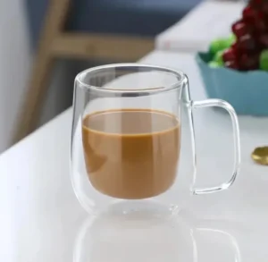 Borosilicate glass mug