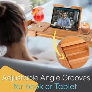 Bamboo laptop desk