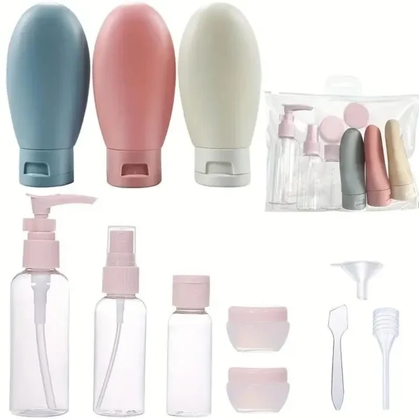 Cosmetic travel storage set