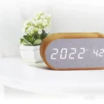 Wooden Digital Alarm Clock