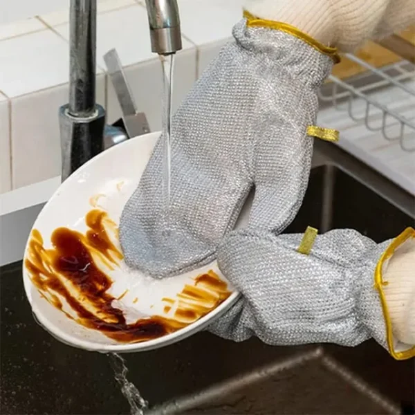 Steel Wire Dishwashing Gloves