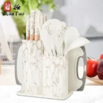 Marble silicone spoons