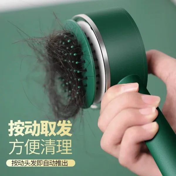 Scalp massage airbag brush