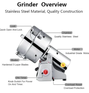 800g grain grinder for home