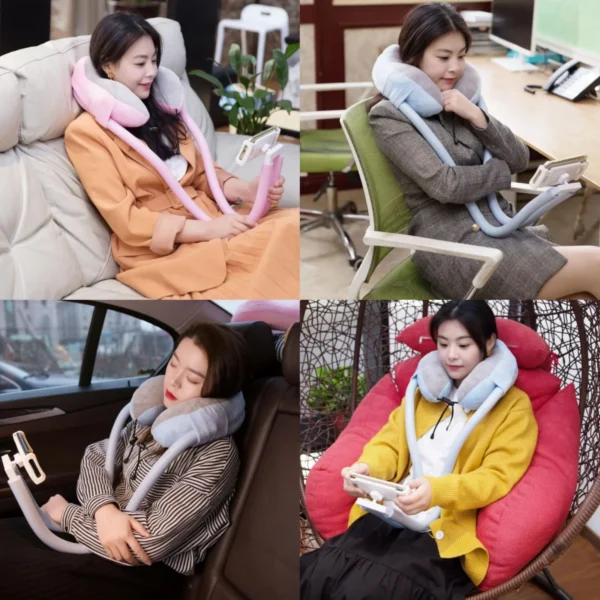 2 in 1 U-Shaped Neck Pillow