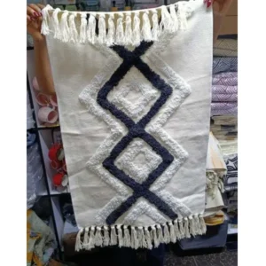 Bohemian Nordic style bedroom rug