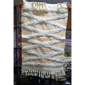 Bohemian Nordic style bedroom rug