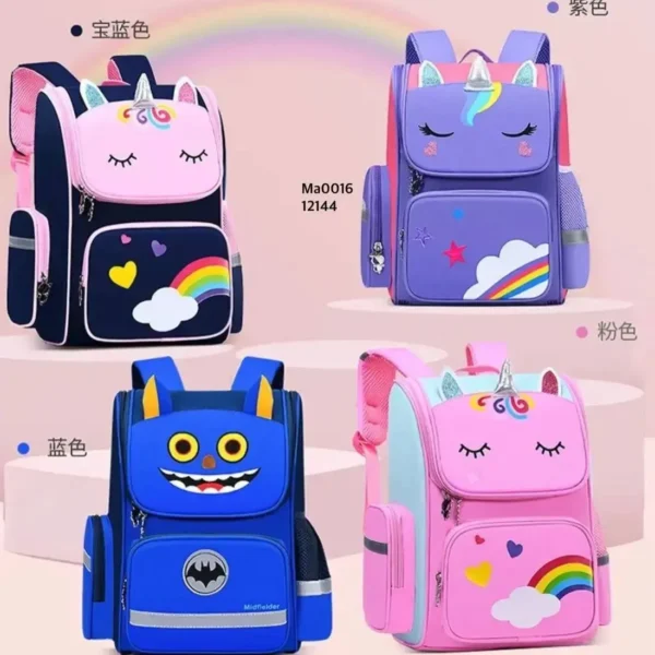 Unicorn Cartoon School Bags