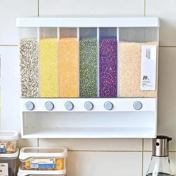 6-Compartment Cereal Dispenser