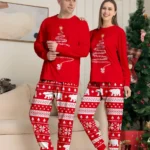 Family matching Christmas pajamas