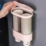 Twin strip cup holder