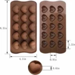 Non-stick silicone mould