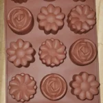 Flexible silicone mould