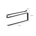 White paper towel holder