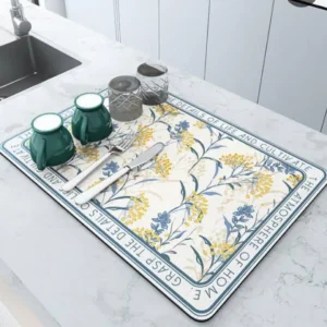 absorbent kitchen mat