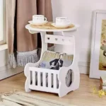 White magazine table