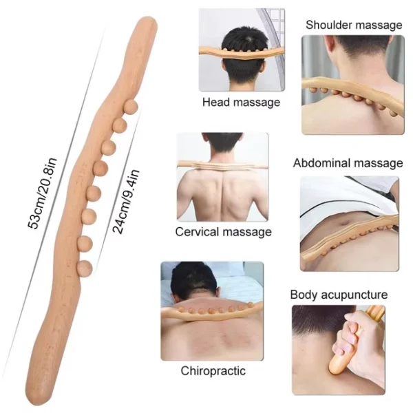 Back pain relief massage stick