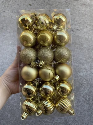 Christmas ball ornaments set