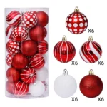 36pc Set of Christmas Balls