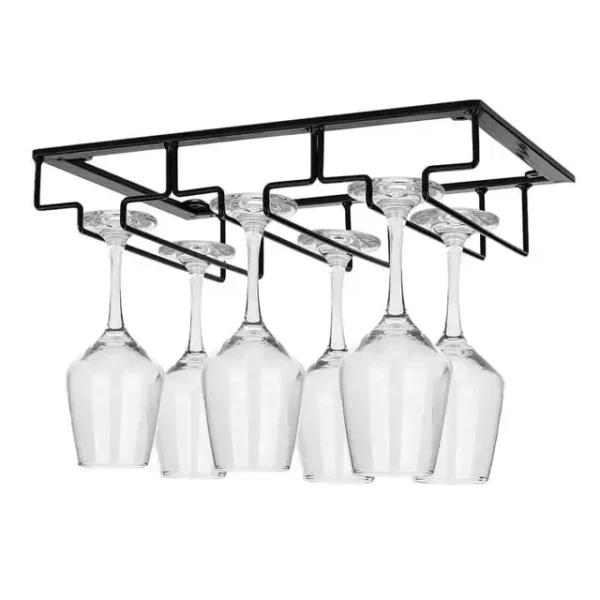 Wall-mounted wine rack