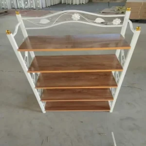 Durable multi-tier shoe rack
