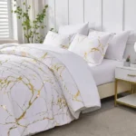 Modern quilt cover set with zipper