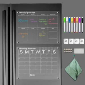 Acrylic fridge calendar