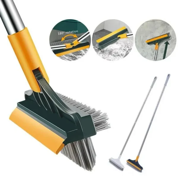 Stiff bristle broom