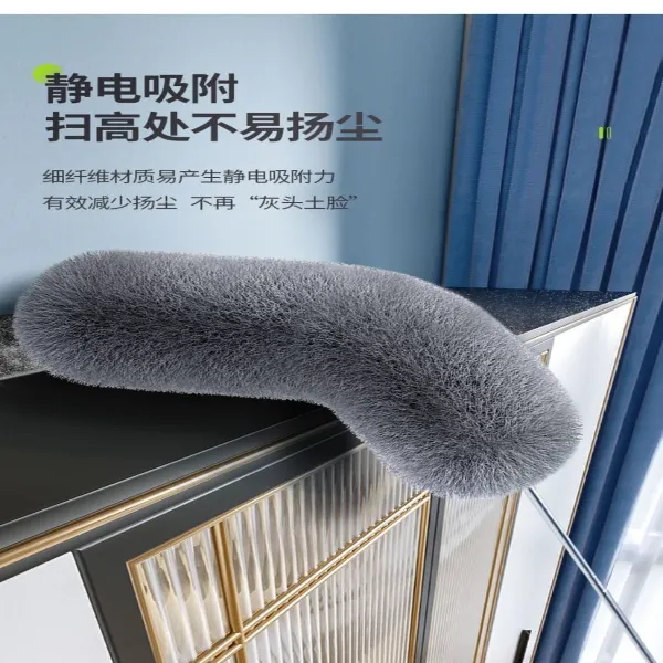 Bendable microfiber duster