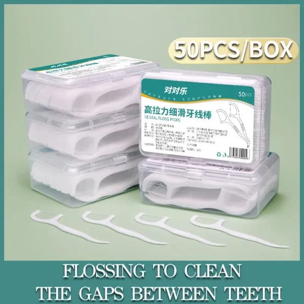 Toothpick flossers for clean teeth