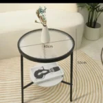 stone side table