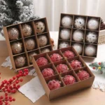 9pc Set of Christmas Balls