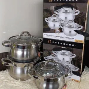 6pc Edenburg Stainless Steel