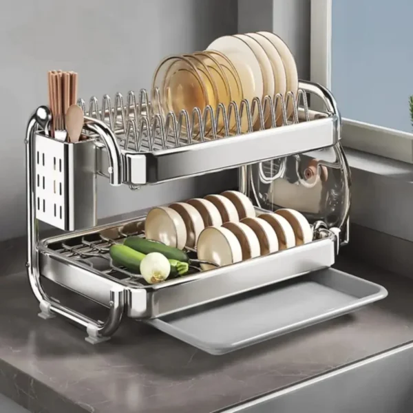 Plated Kitchen Dish Rack