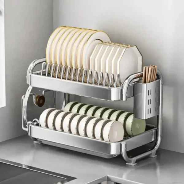 Large-capacity kitchen storage rack