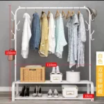 Metal frame garment rack