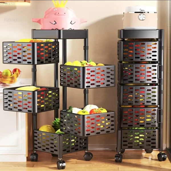 Basket Storage Rack