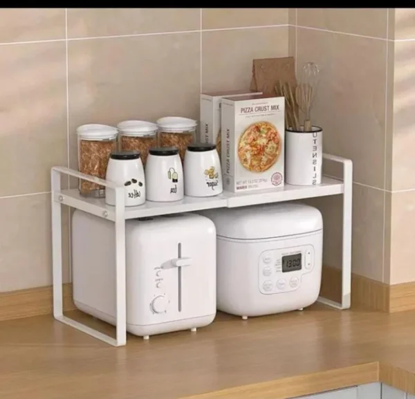 Expandable kitchen shelf