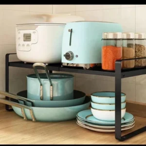 Bathroom shelf organizer