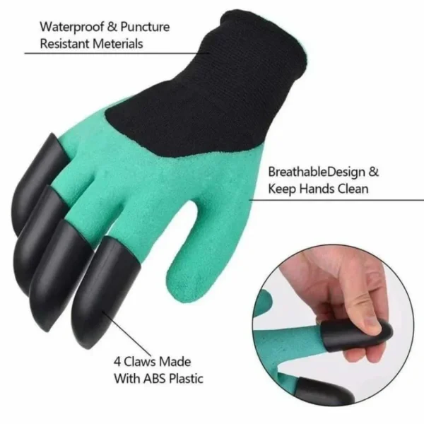 Durable waterproof gardening gloves