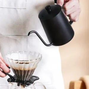 Portable coffee kettle for pour-over