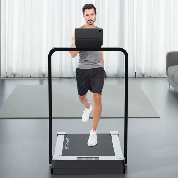 Ultra-thin treadmill for small spaces