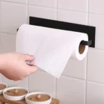 Wall-mounted paper towel rack