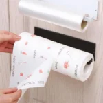 Under cabinet tissue holder