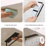 Multipurpose adhesive towel holder