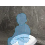 Compact travel potty chair