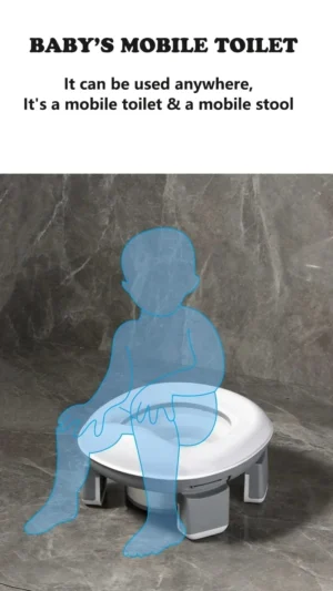 Compact travel potty chair