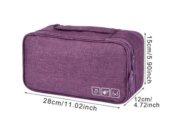 Travel-friendly undergarments pouch