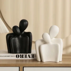 Abstract couple sculpture