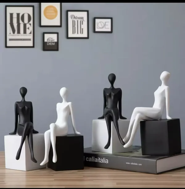 Modern abstract bookend